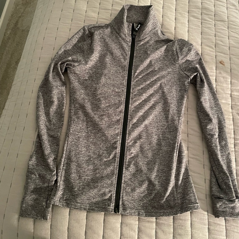 P’tula Bare jacket heathered gray color